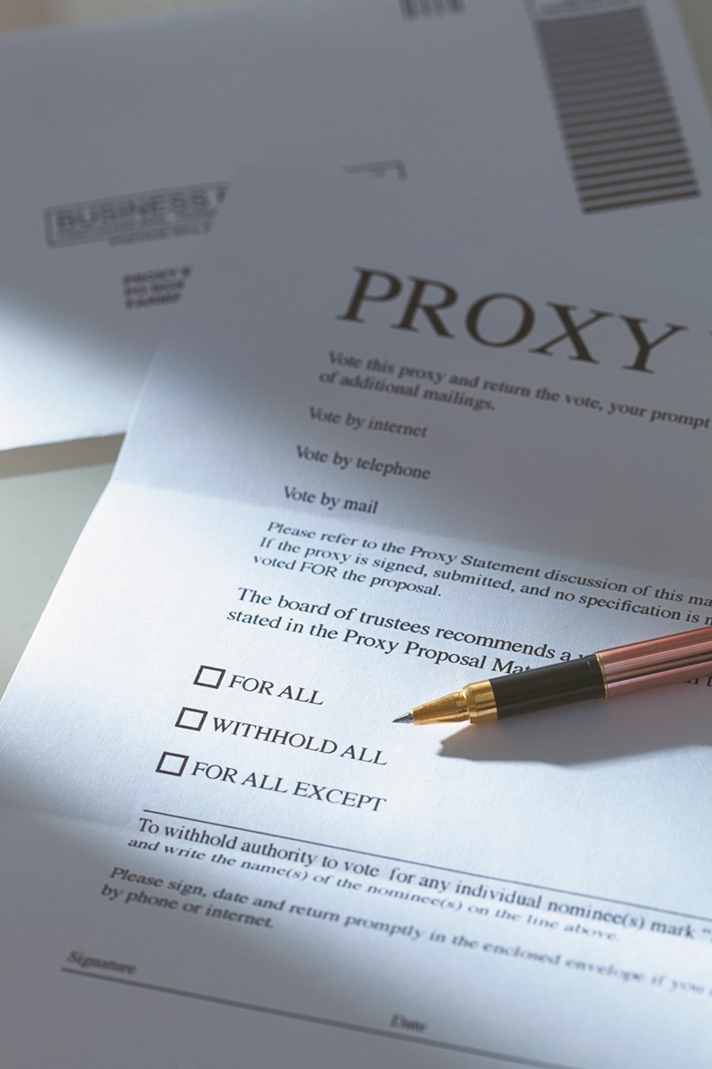 How to fill out a proxy form
